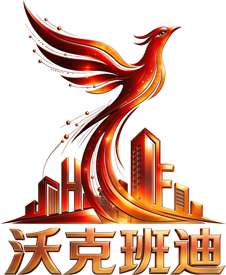 沃克班迪 LOGO：凤凰立于楼宇之上，下方为沃克班迪字标